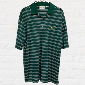Masters Green Golf Polo Men’s Sz Large